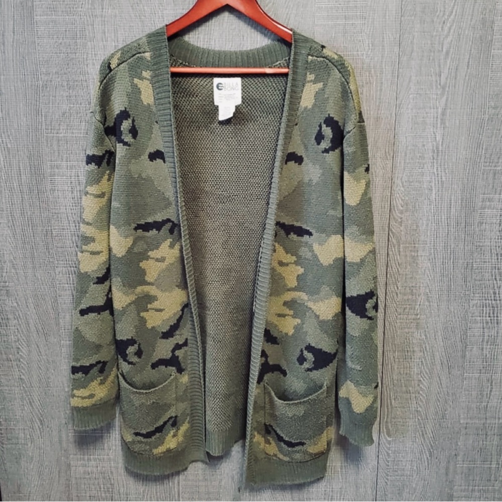 Billabong Camo Print Cardigan Large - Picture 2 of 7